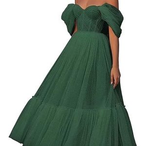 Emerald sparkly dress